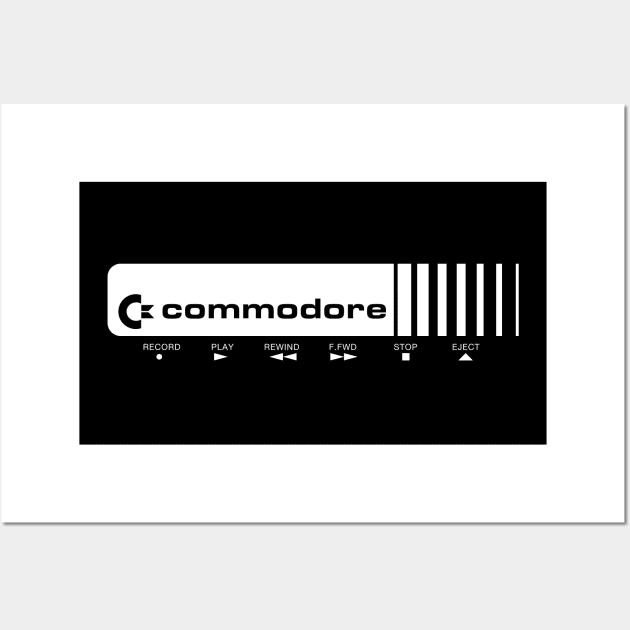 Commodore 1530 C2N Datasette Light T-Shirt Wall Art by Hataka